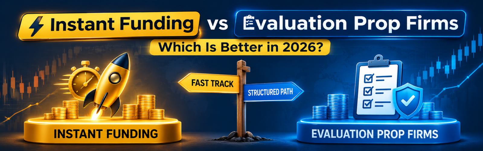Instant Prop Firms vs Evaluation Challenges: Which Is Better?