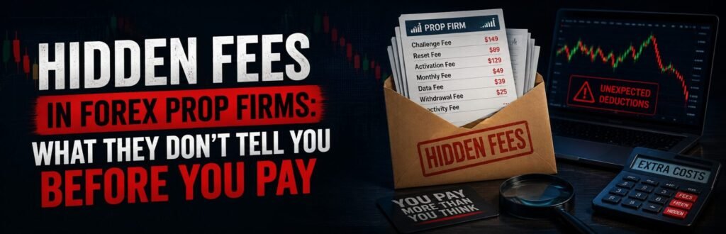 Learn about hidden fees in forex prop firms and how you can get the best ROI.
